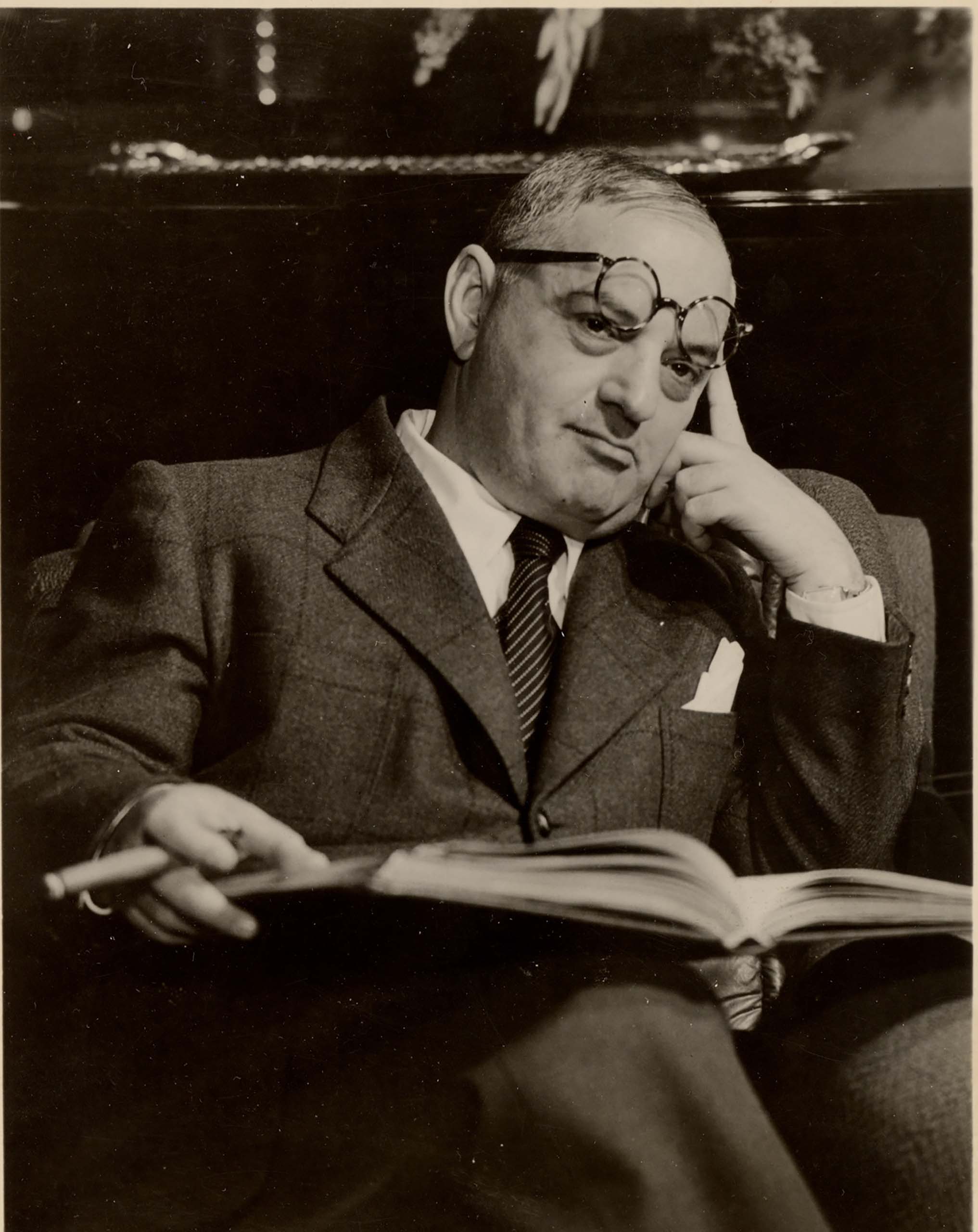 Ira Gershwin, Beverly Hills, 1952 Ira Gershwin, Beverly Hills, 1952