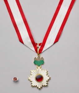 Japanese Order of the Rising Sun medal.