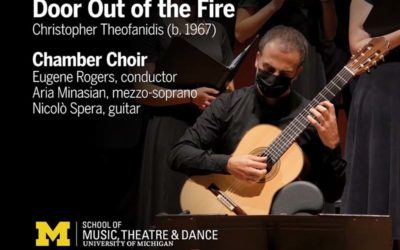 VIDEO: “Door Out of the Fire” by Christopher Theofanidis // Chamber Choir // Eugene Rogers, conductor