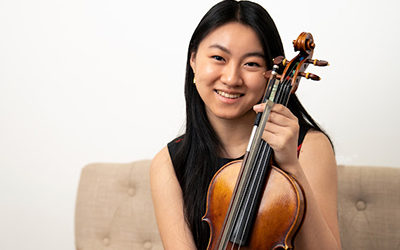 First year student Ellen Hayashi solos with Utah Symphony