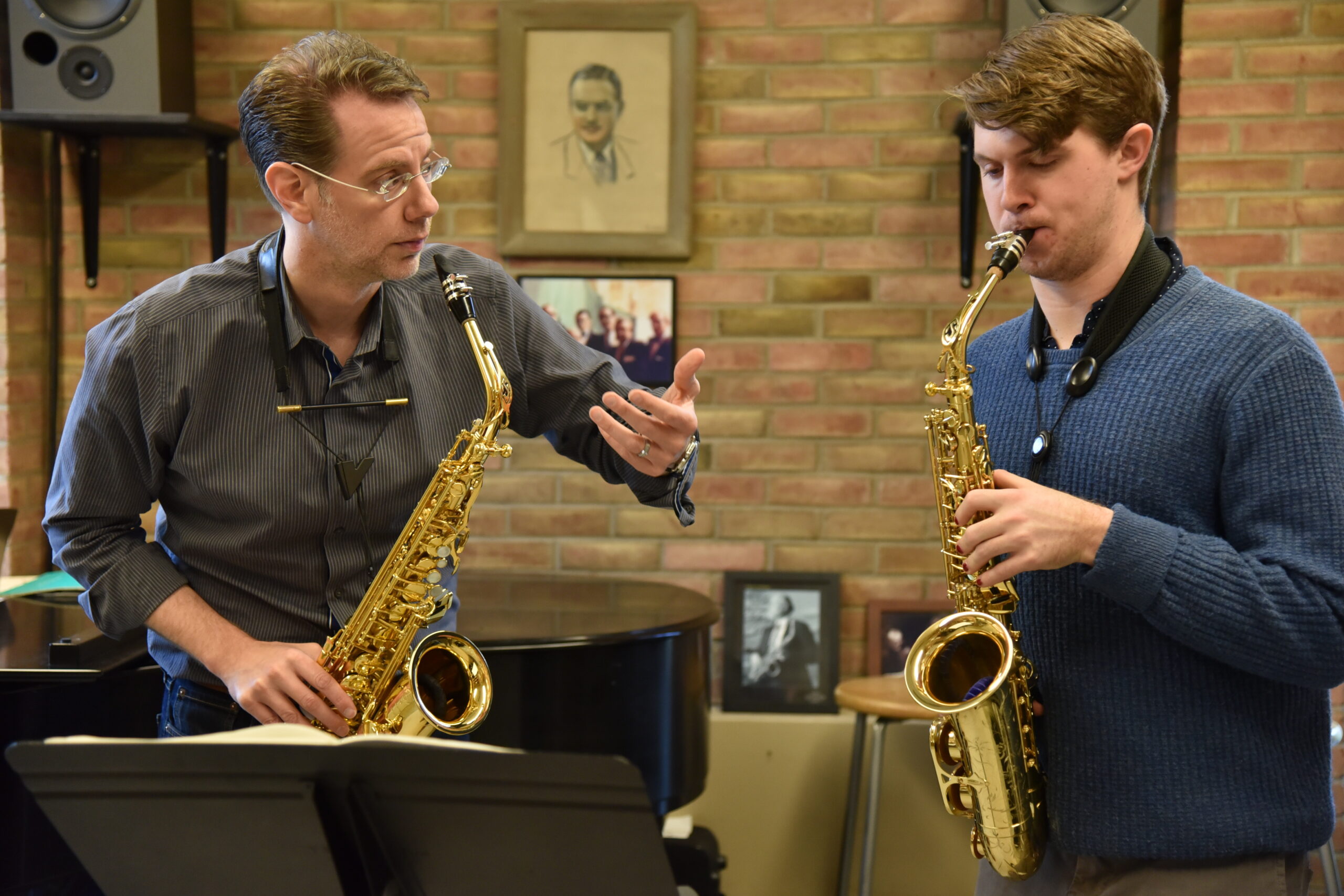 teaching saxophone WIPD winds Timothy McAllister