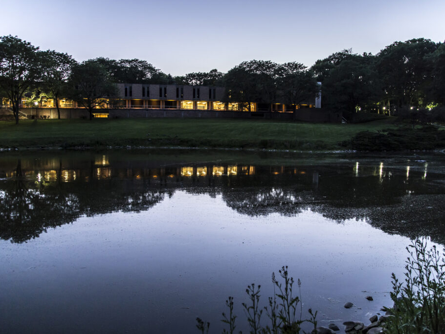 Moore building at night as placeholder when no photo is available