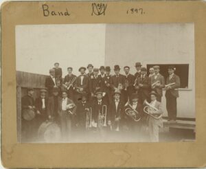 The University of Michigan Band in the first year of its existence, 1897