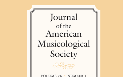 Diane Oliva Publishes Research in Journal of the American Musicological Society
