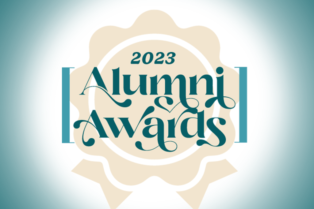 2023 Alumni Awards - ribbon logo