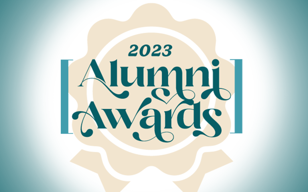 2023 Alumni Awards - ribbon logo