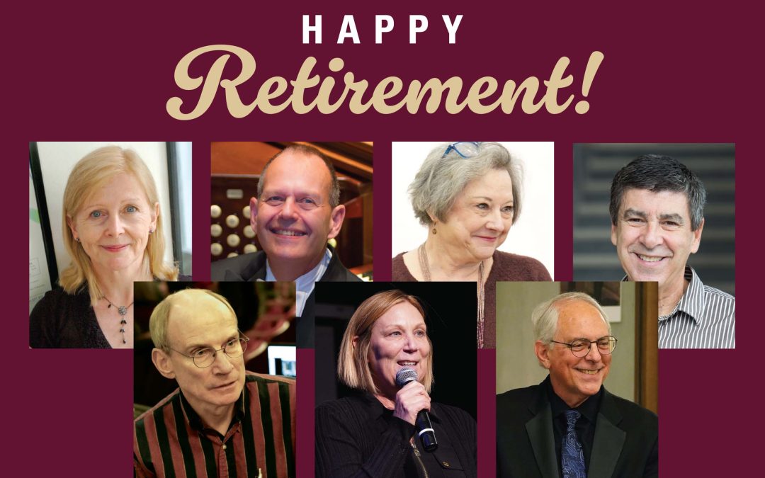 Happy Retirement! with photos of SMTD retirees