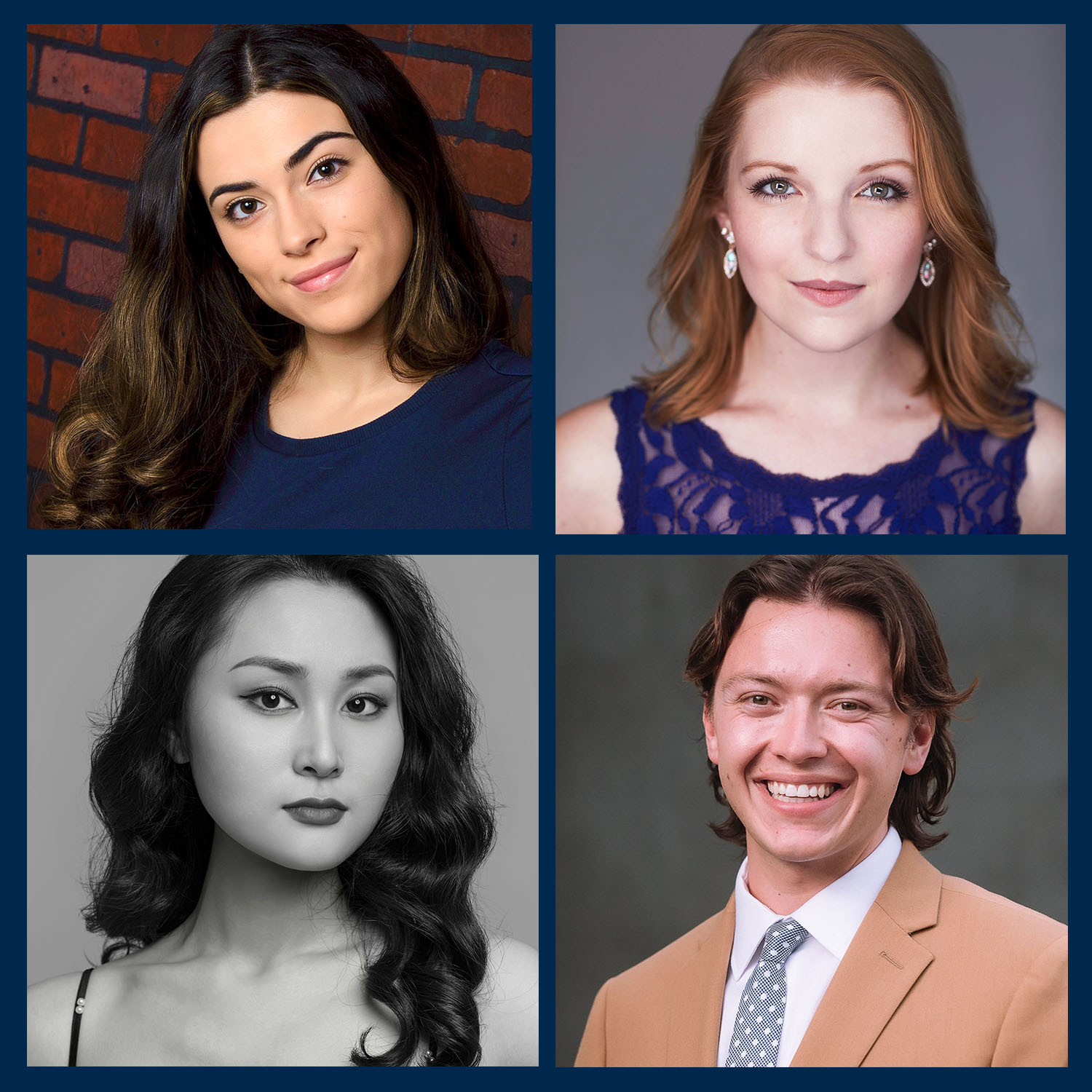 Composite image of four student headshots