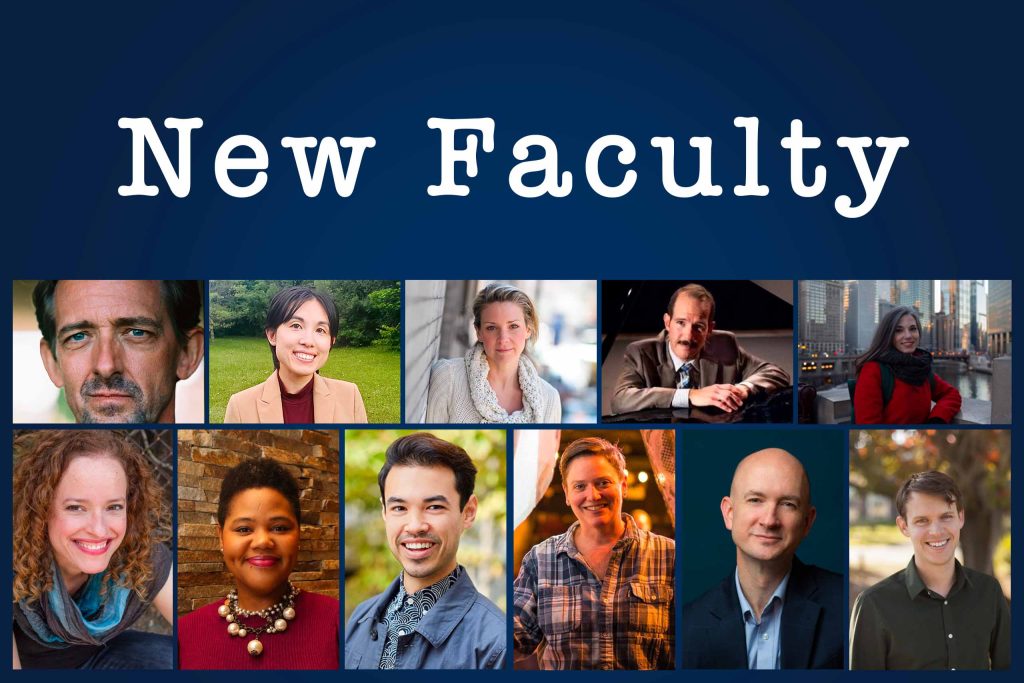New Faculty - composite of 11 portraits