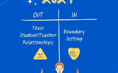 2024: What’s Out? Toxic Student/Teacher Relationships. What’s In? Boundary Setting.