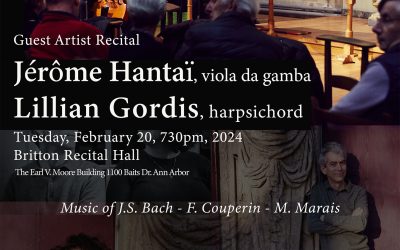 Lillian Gordis, harpsichord & Jérôme Hantaï, viola da gamba