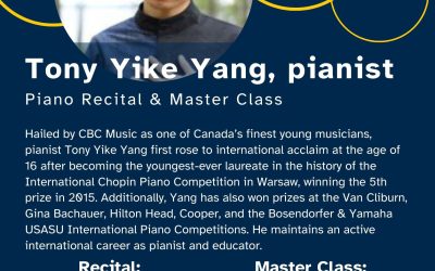 Tony Yike Yang, piano