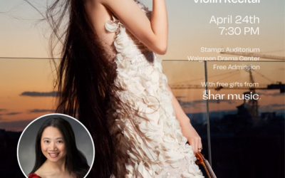 ChenYi Avsharian, violin with Amy I-Lin Cheng, piano