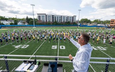 [Campus News] Marching Band Takes Possession of New Elbel Field Facility