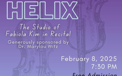 Double Helix: Violin Studio of Fabiola Kim in Recital