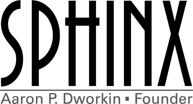 SPHINX organization logo - Aaron P. Dworkin, Founder.