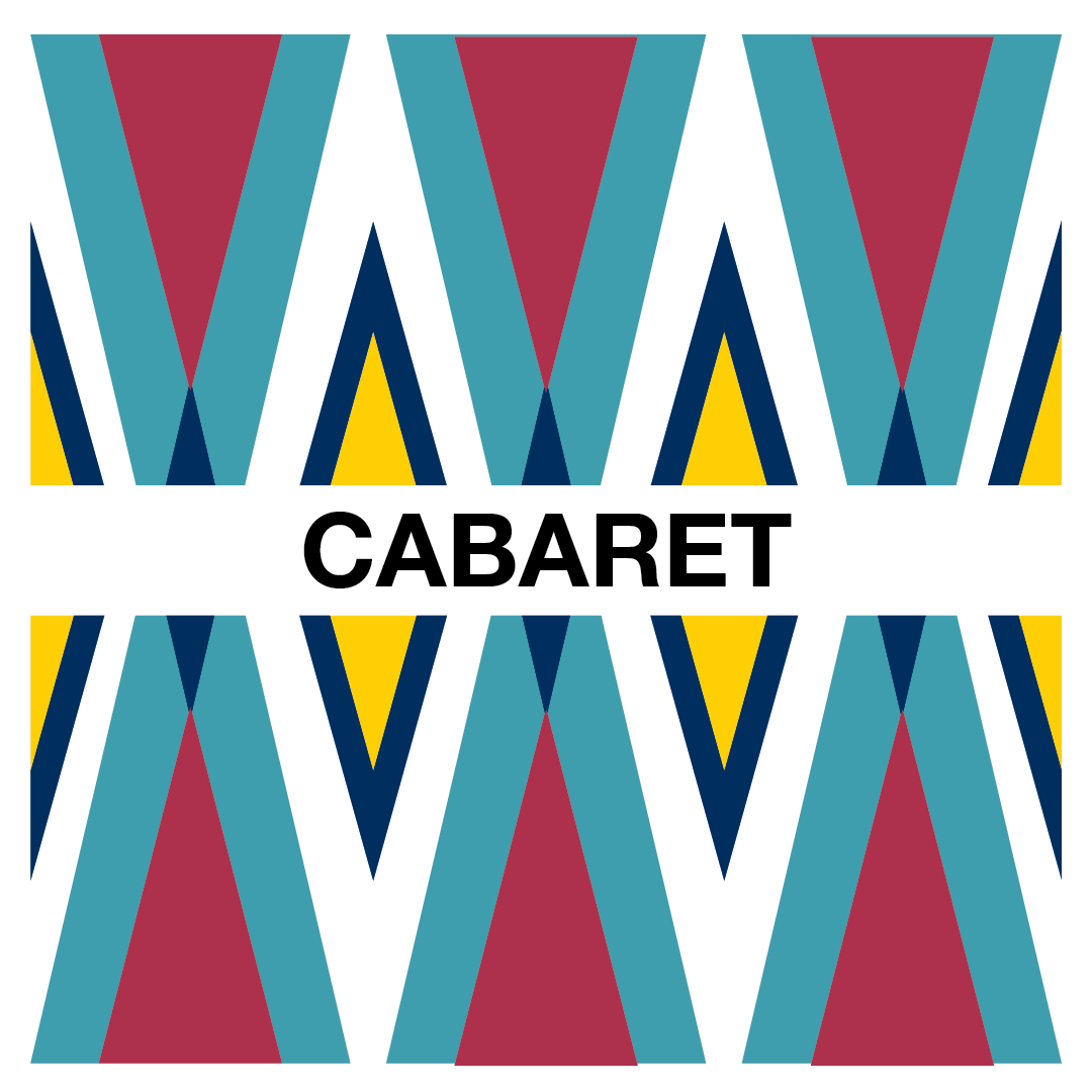 CABARET - with colorful diamond graphic