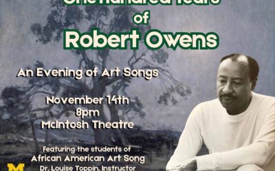 100 Years of Robert Owens presented by the African American Art Song Course