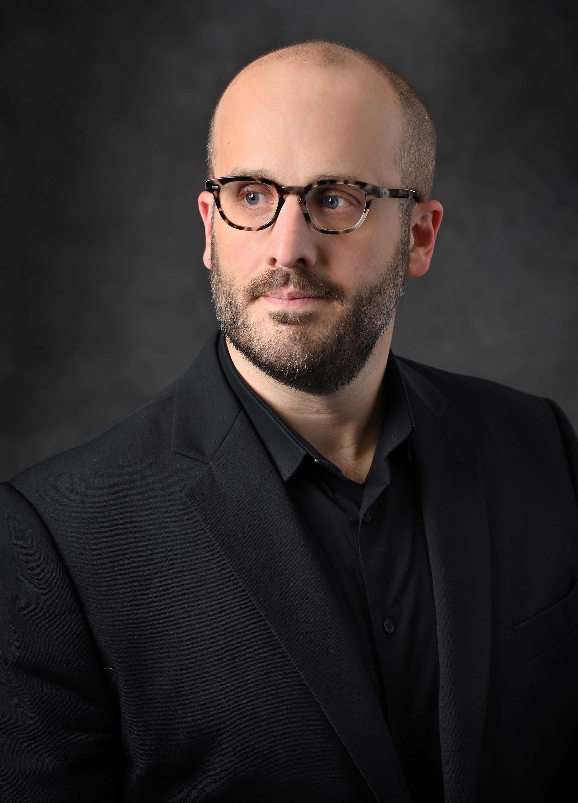 Studio portrait of David Biedenbender
