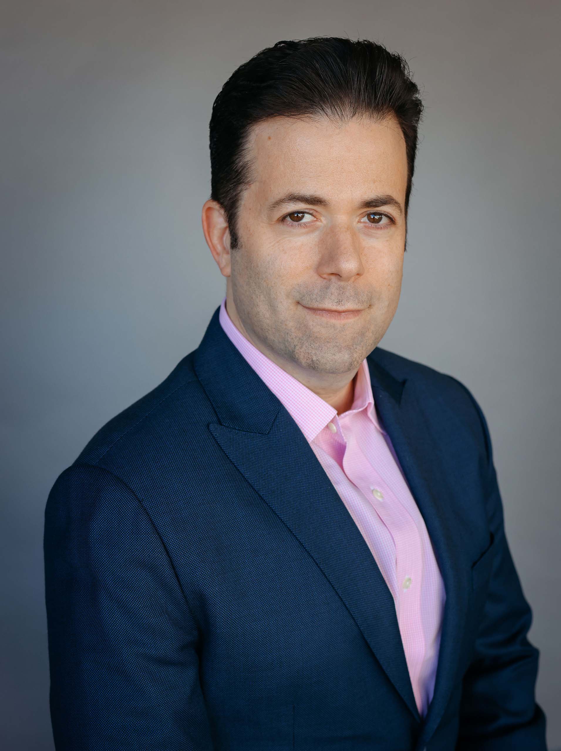 Studio portrait of Marc Kamler