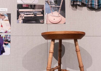 “Bamboo” replica stool created by Li for Furniture as Architecture.