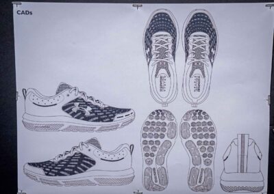 Tennis shoe CAD rendering done by Kinomoto.