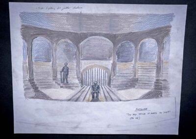 Set concept sketch for Antigone.