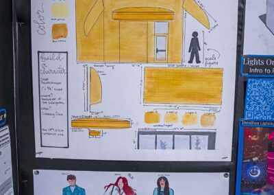 Set sketches created by Deutschman for Intro to Rendering and Design.