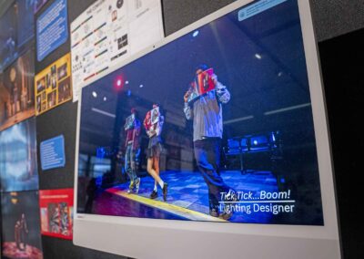Lighting production photos showing Anker’s work on Tick…Tick…Boom!.