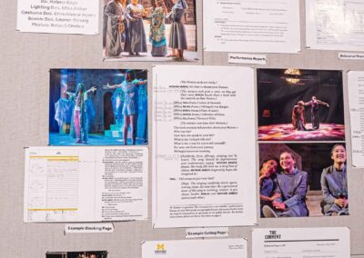 Walton’s daily call sheets, call script samples, and production photos from The Convent.