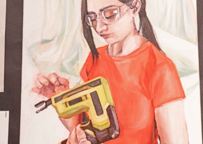 Self portrait of Kryzhan.