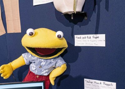 Knas’s hand and rod puppet created for Introduction to Puppetry.