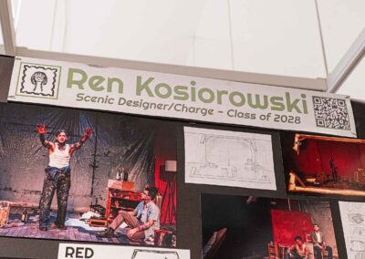 Close up of Ren Kosiorowski’s display signage.