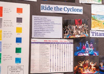 Gankin’s line notes from Ride the Cyclone, as well as production photos.