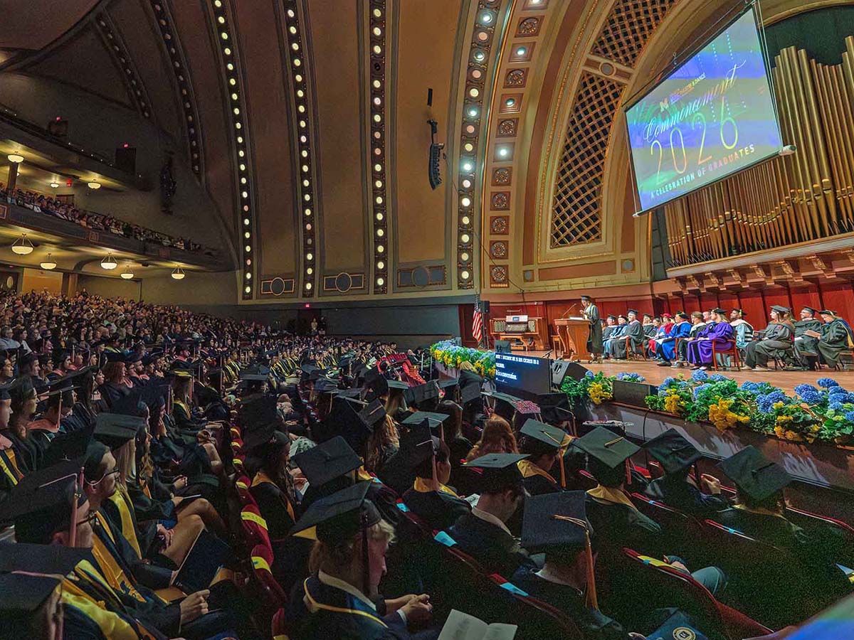 Commencement 2026 Hill Auditorium featured
