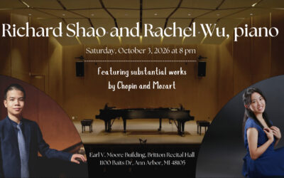Richard Shao & Rachel Wu, piano
