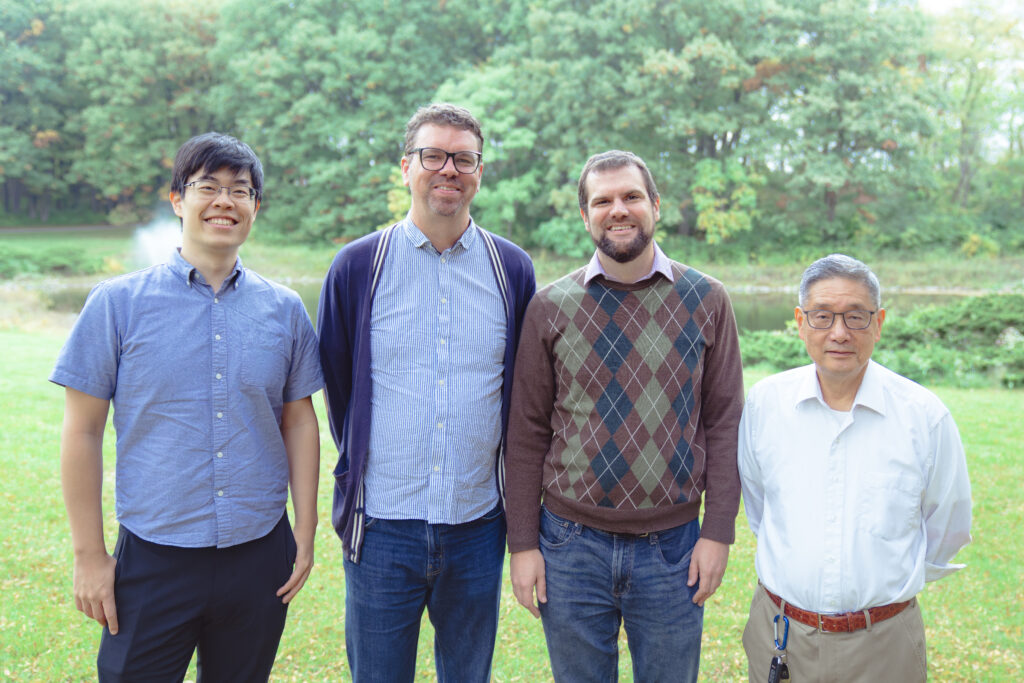 Group photo of U-M principal investigators (from left to right) Hao-Wen Dong, Nathan Martin, David Sears, and Joseph Lam.
